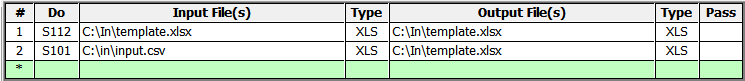 Added second task, copy csv data to template.xlsx file.